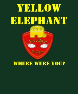 Yellow Elephant, where were you? - Civilian shirt