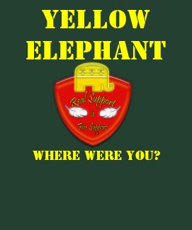 Yellow Elephant, where were you? - Civilian shirt