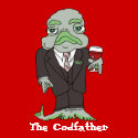 The Codfather Cartoon Fish Magnet Godfather magnet