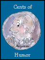 cartoon dime cents of humor