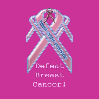 Defeat Breast Cancer Keychain