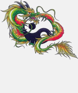 DRAGON YIN YANG shirt