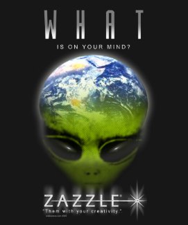 zazzle alien shirt