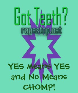 YES means YES and No Means CHOMP! shirt