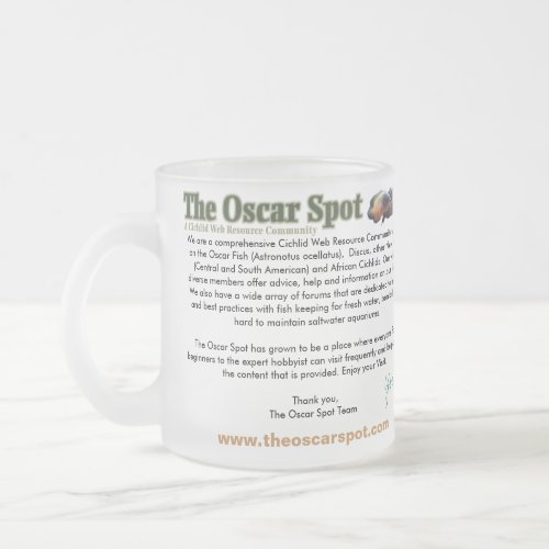 About The Oscar Spot mug