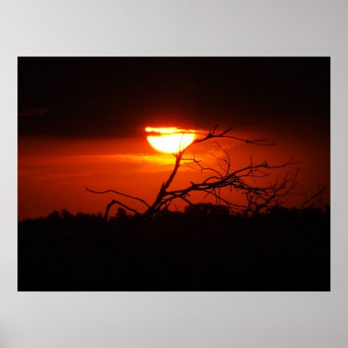 In Between the Darkness Poster print