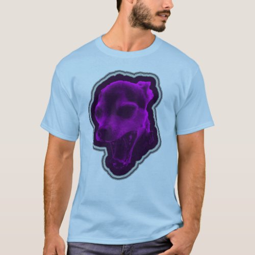 Purple Chiuahua T-Shirt shirt