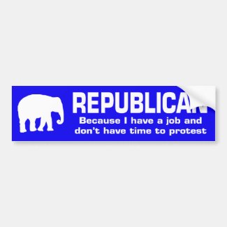 Funny Republican Bumper Sticker bumpersticker