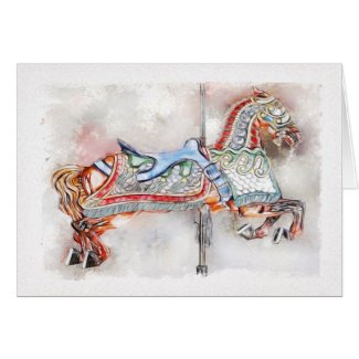 Flying Horse of Venice card