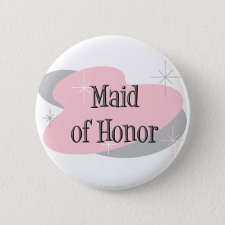 Maid of Honor button button