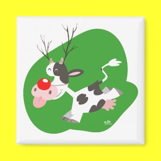 Christmas reindeer magnet magnet