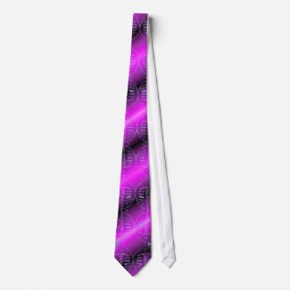 pink pattern tie
