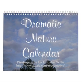 Dramatic Nature Calendar calendar