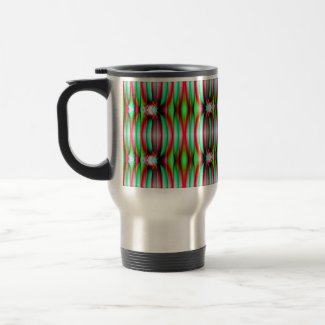 striped rainbow mug