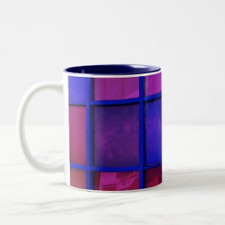 colorful squares mug