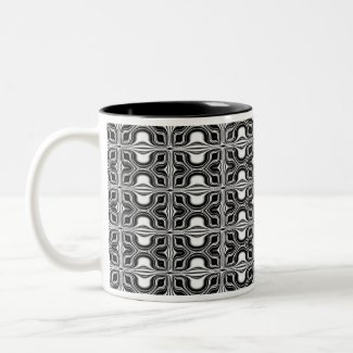 timeless black&white mug