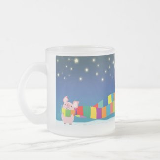 Little Pig's Christmas mug mug