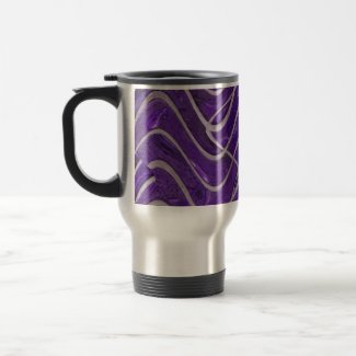 purple wall abstract mug