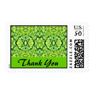 Thank you green stamp