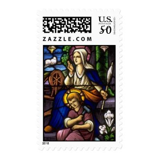 Church Windows 037 stamp