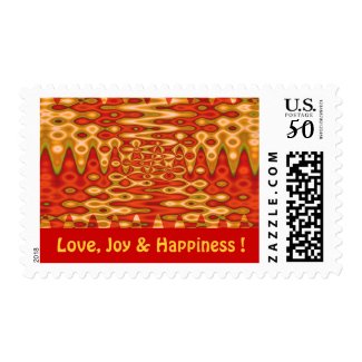 Love, Joy & Happiness ! stamp