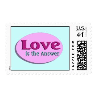 Love is the Answer stamp