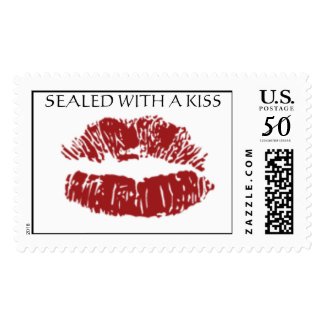Kiss on a Stamp stamp