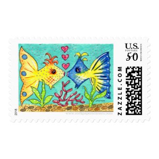 Meet Me Postage Stamps stamp