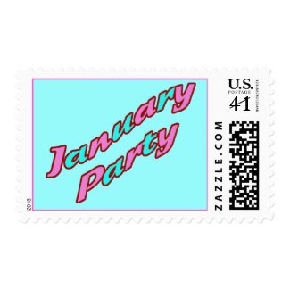 january party 2 stamp