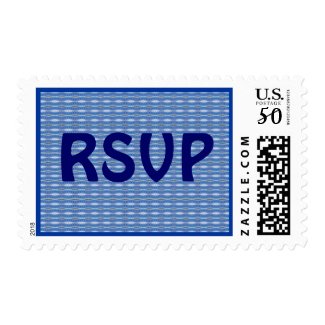 RSVP blue stamp
