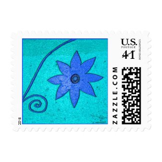 starflower blue stamp