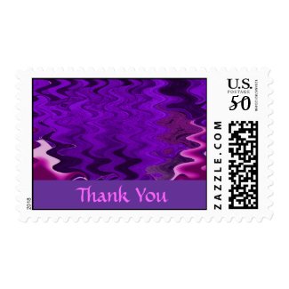 Purple Thank You stamp