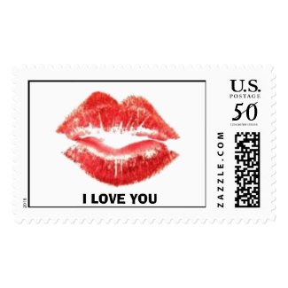 I LOVE YOU stamp