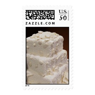 Sea shell wedding cake stamp