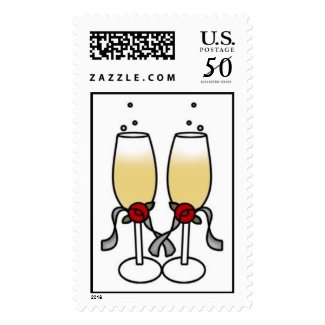 Wedding Champagne Toast stamp