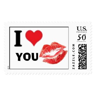 I Love You stamp
