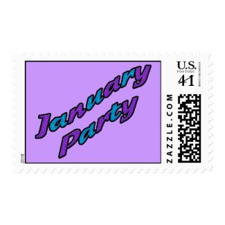january party stamp