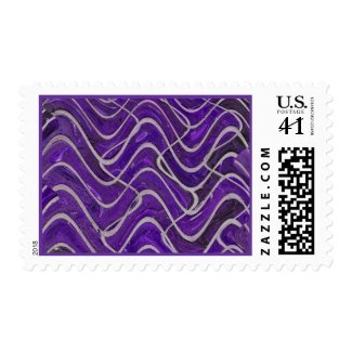 purple wall abstract stamp