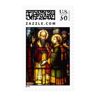 Church Windows 048 stamp