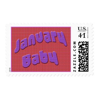 January Baby 6 stamp
