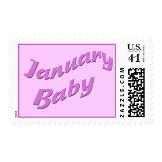 january baby 3 stamp