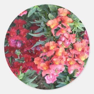 flower garden sticker