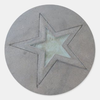 Star in Hollywood sticker