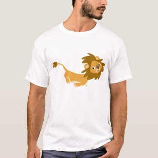 Cute Running Lion T-shirt shirt