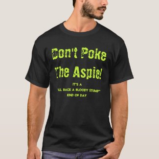 Don't Poke The Aspie! shirt