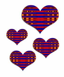 striped hearts shirt
