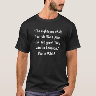 Cedar of Lebanon Bible Quote shirt