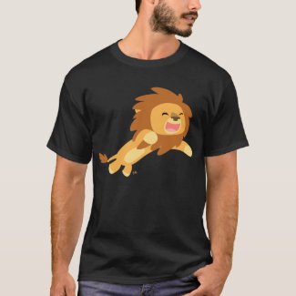 Joyful Cartoon Lion T-shirt shirt
