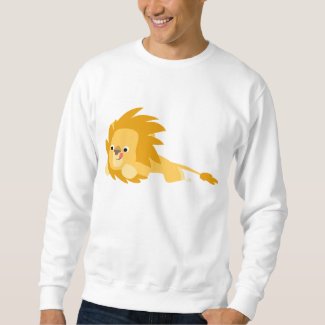 Bouncy Cartoon Lion Apparel shirt