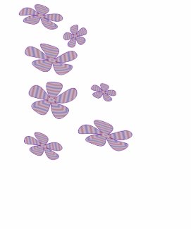 lavender flowers shirt